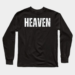 Heaven Name Gift Birthday Holiday Anniversary Long Sleeve T-Shirt